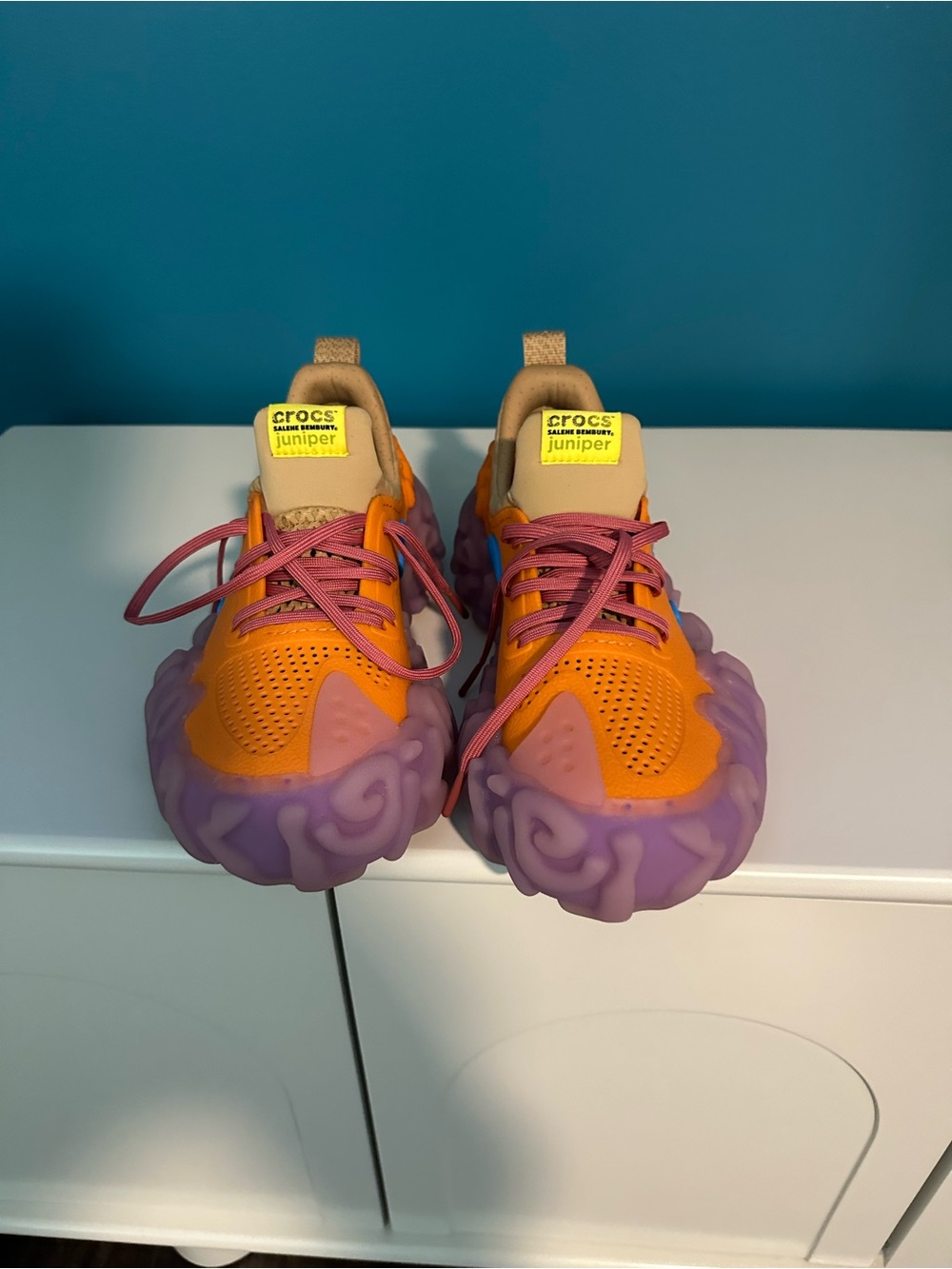 CROCS Orange & Purple Juniper Sneaker